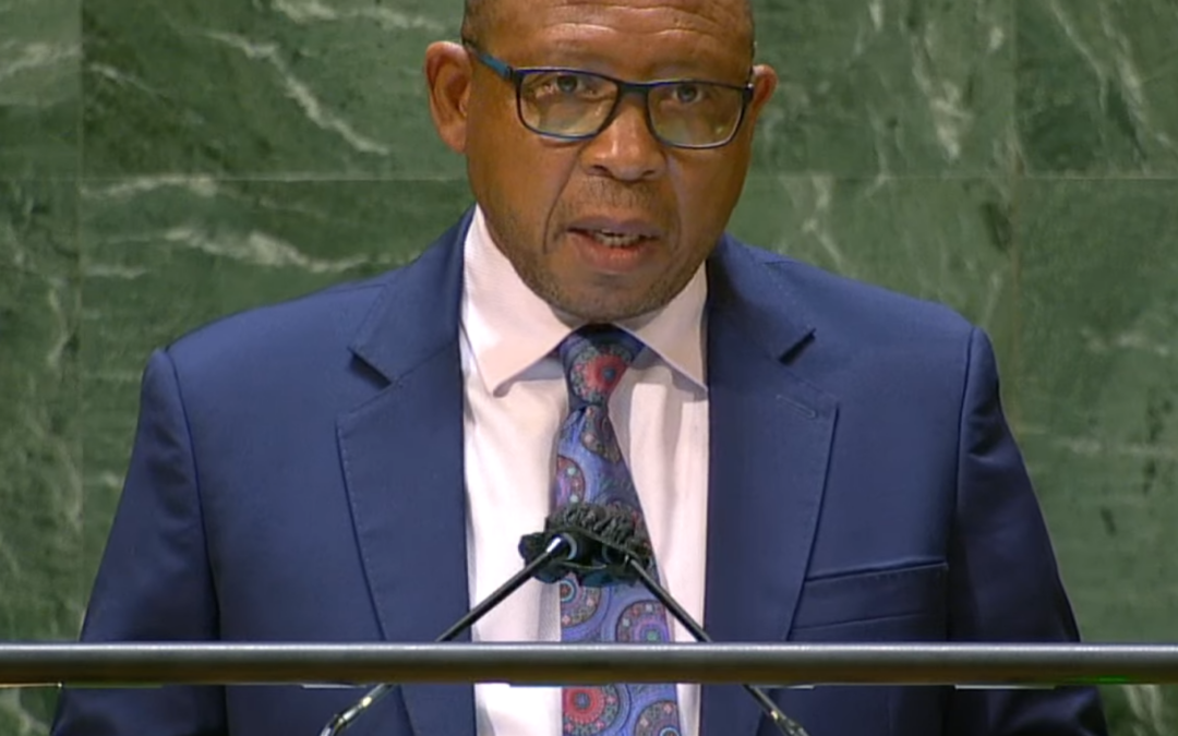 Lesotho PM takes water and climate issues to the United Nations