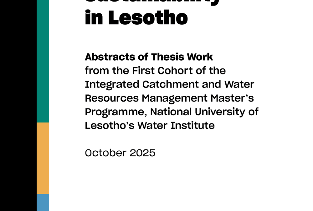 Advancing Water Resources Sustainability in Lesotho