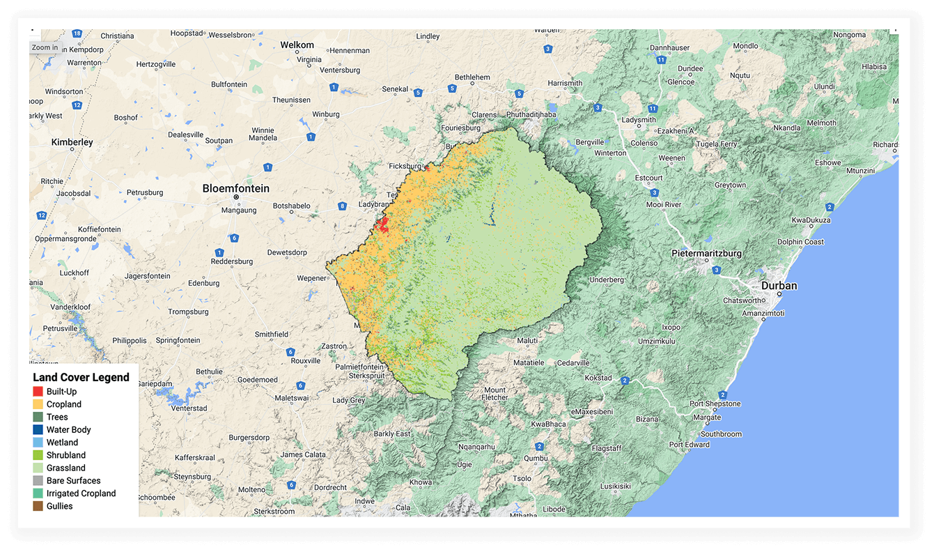Lesotho Landcover Dashboard